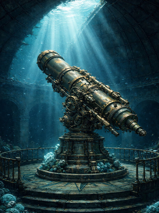 Das Observatorium – Steampunk Architektur unter dem Meer - CALVENDO Foto-Puzzle'