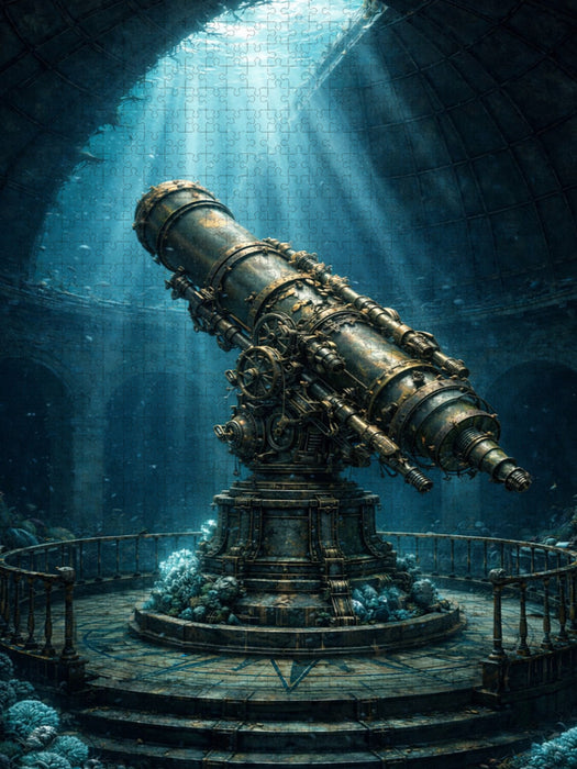 Das Observatorium – Steampunk Architektur unter dem Meer - CALVENDO Foto-Puzzle'