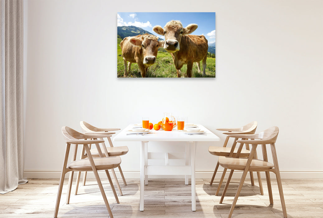 Premium Textil-Leinwand Ein Foto fürs Familienalbum