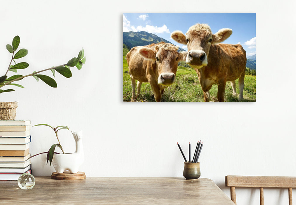 Premium Textil-Leinwand Ein Foto fürs Familienalbum