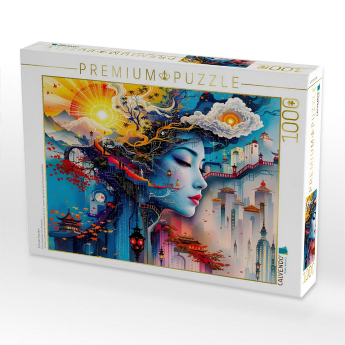 Echo der Fassaden - CALVENDO Foto-Puzzle'