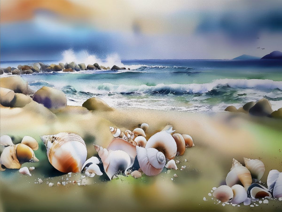 Muschelsammlung - CALVENDO Foto-Puzzle'