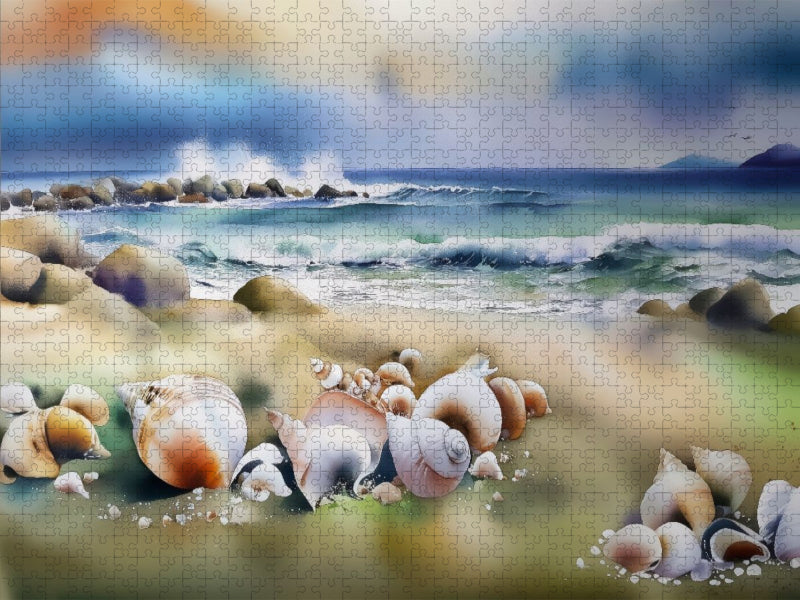 Muschelsammlung - CALVENDO Foto-Puzzle'