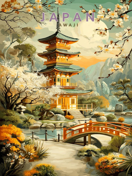 Blühende Sakura auf Awaji - CALVENDO Foto-Puzzle'