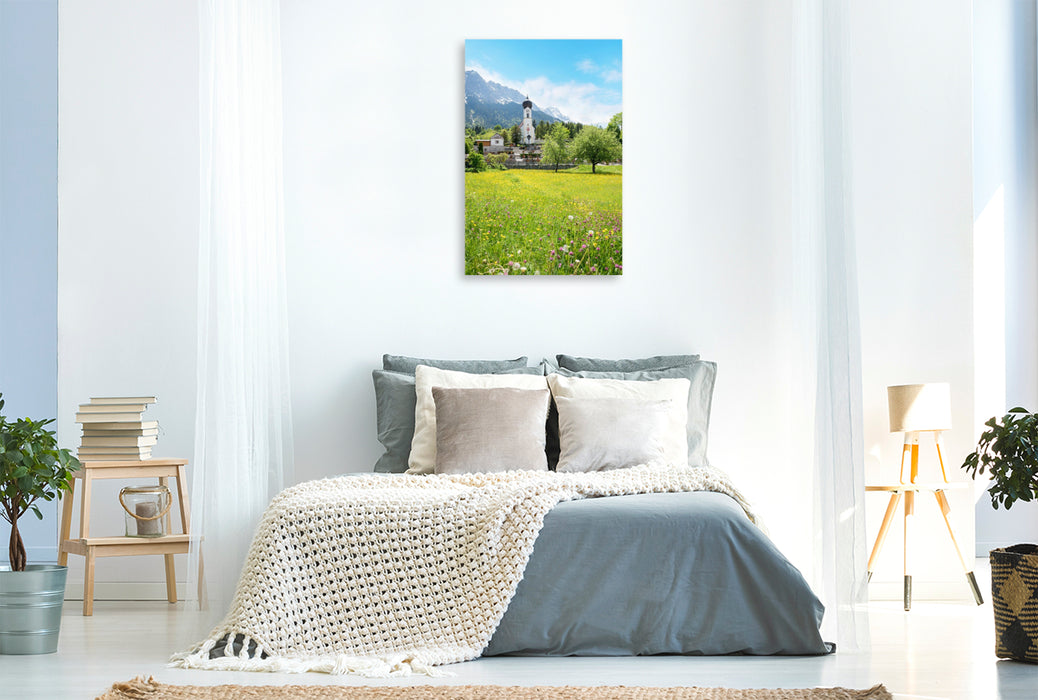 Premium Textil-Leinwand Kirchbichl Obergrainau
