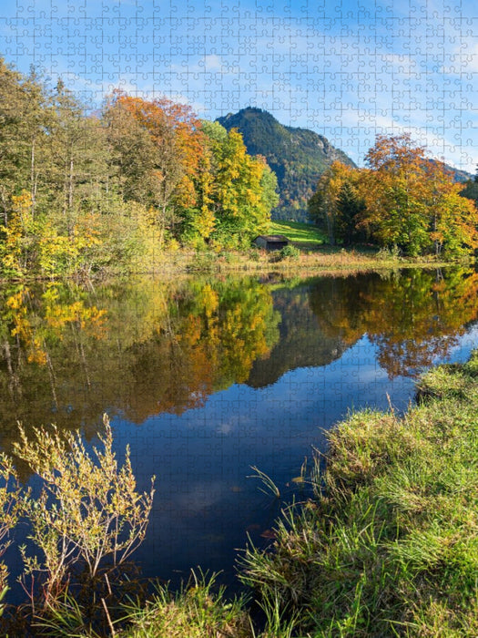 Moorweiher Oberstdorf - CALVENDO Foto-Puzzle'