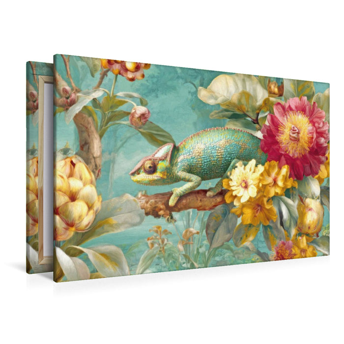 Premium Textil-Leinwand Exotische Pflanzenwelt