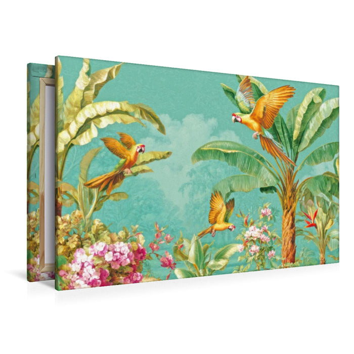 Premium Textil-Leinwand Exotische Pflanzenwelt