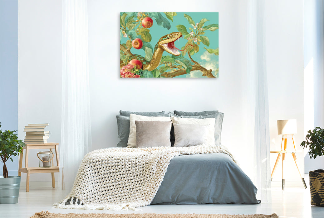 Premium Textil-Leinwand Exotische Pflanzenwelt