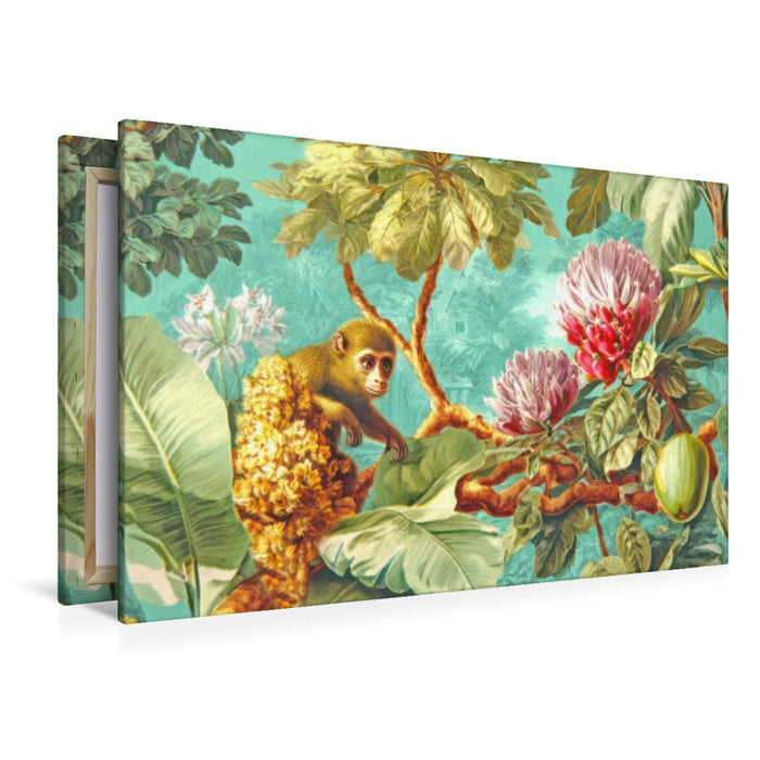 Premium Textil-Leinwand Exotische Pflanzenwelt
