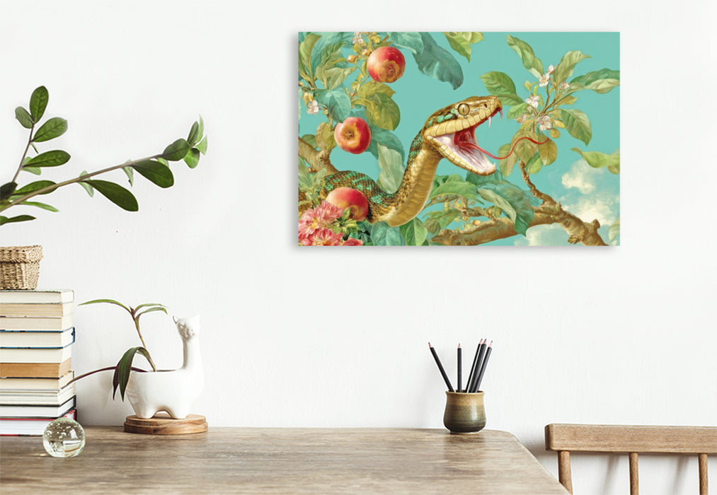 Premium Textil-Leinwand Exotische Pflanzenwelt
