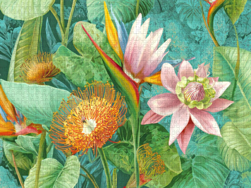 Exotische Pflanzenwelt - CALVENDO Foto-Puzzle'