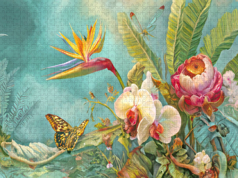 Exotische Pflanzenwelt - CALVENDO Foto-Puzzle'