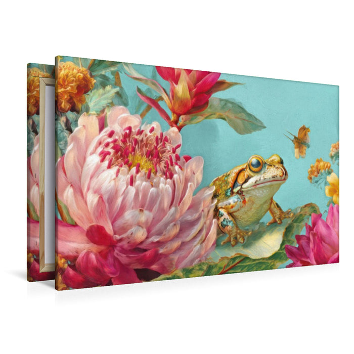Premium Textil-Leinwand Exotische Pflanzenwelt