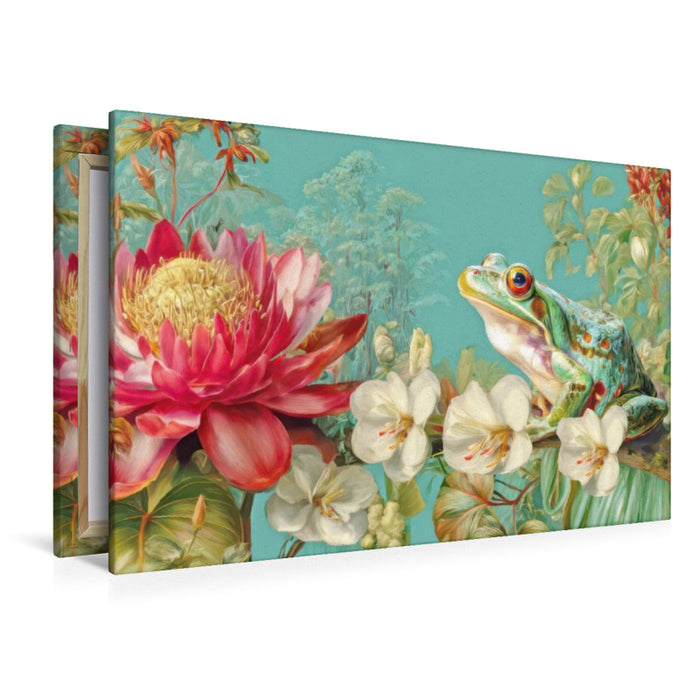 Premium Textil-Leinwand Exotische Pflanzenwelt