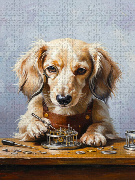 Der Uhrmacher 1000 Teile Puzzle hoch - CALVENDO Foto-Puzzle'
