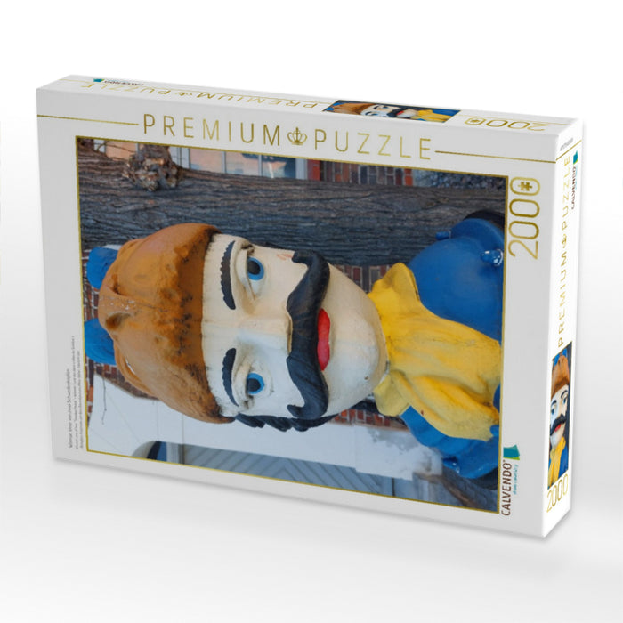 Wismar, einer von zwei Schwedenköpfen - CALVENDO Foto-Puzzle'