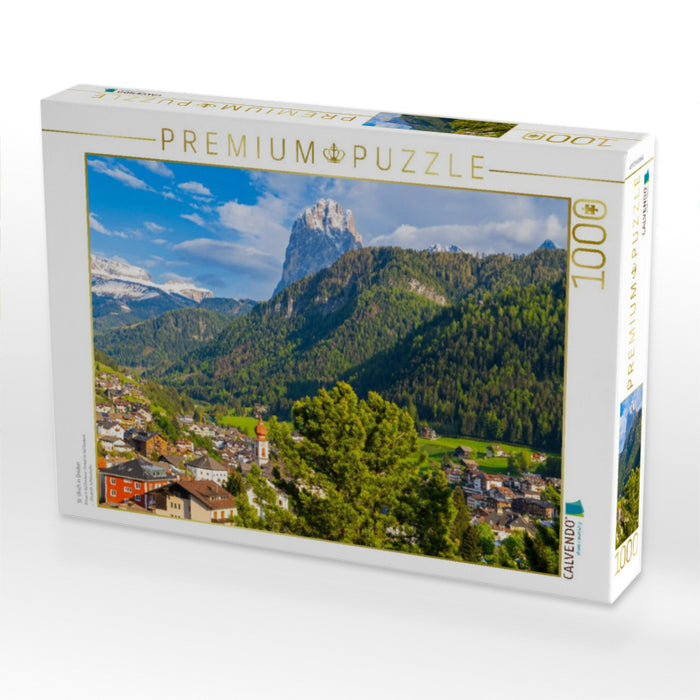 St. Ulrich in Gröden - CALVENDO Foto-Puzzle'