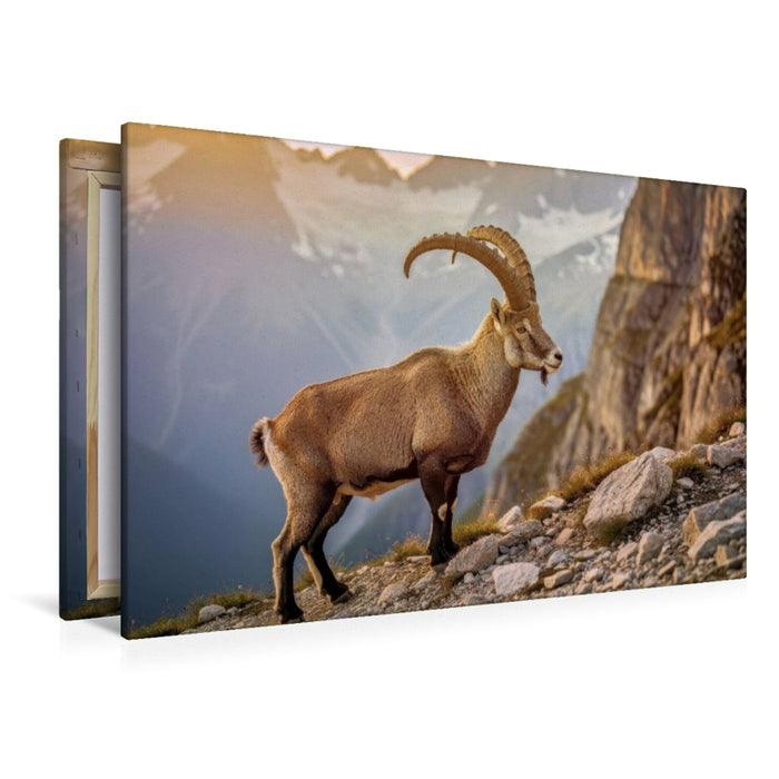 Premium Textil-Leinwand Deutschlands beeindruckendste Tiere im Fokus.