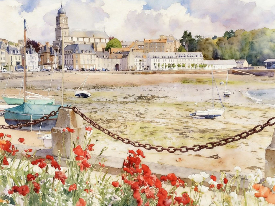 Blick auf Saint Malo - CALVENDO Foto-Puzzle'