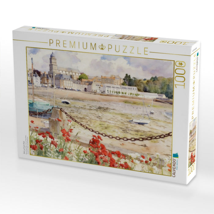 Blick auf Saint Malo - CALVENDO Foto-Puzzle'