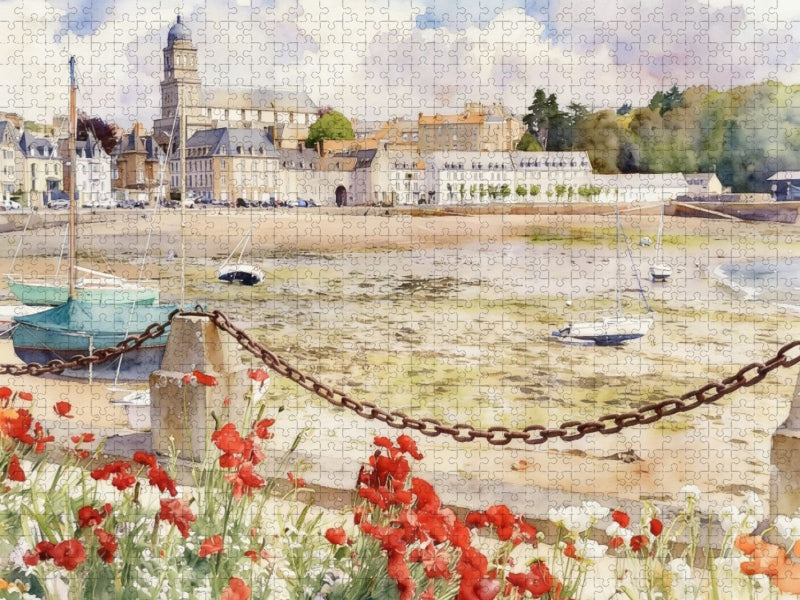 Blick auf Saint Malo - CALVENDO Foto-Puzzle'