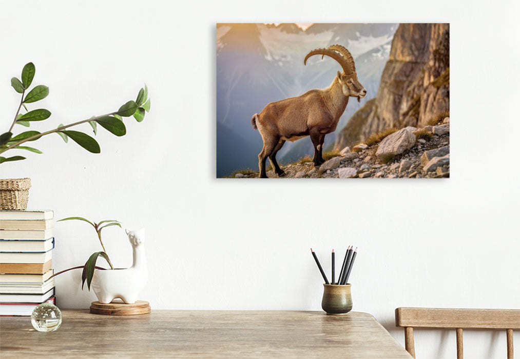 Premium Textil-Leinwand Deutschlands beeindruckendste Tiere im Fokus.