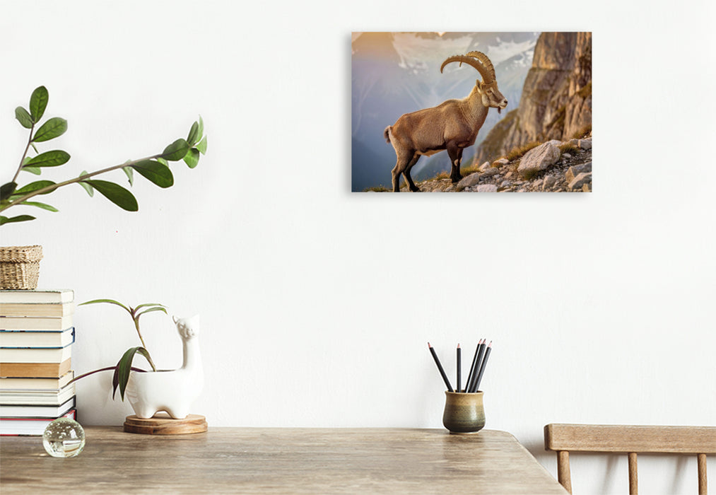 Premium Textil-Leinwand Deutschlands beeindruckendste Tiere im Fokus.