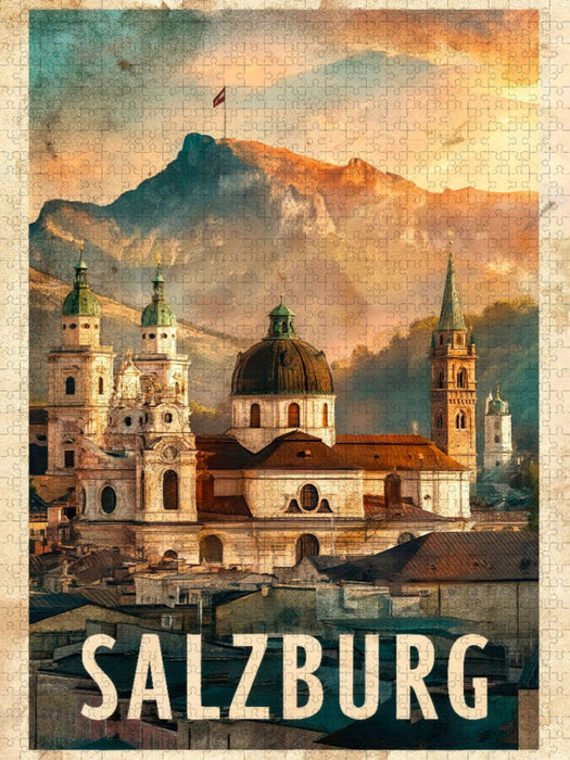 Salzburg - CALVENDO Foto-Puzzle'