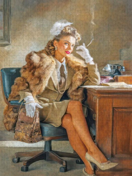 Eleganz der 30er und 40er Jahre - CALVENDO Foto-Puzzle'