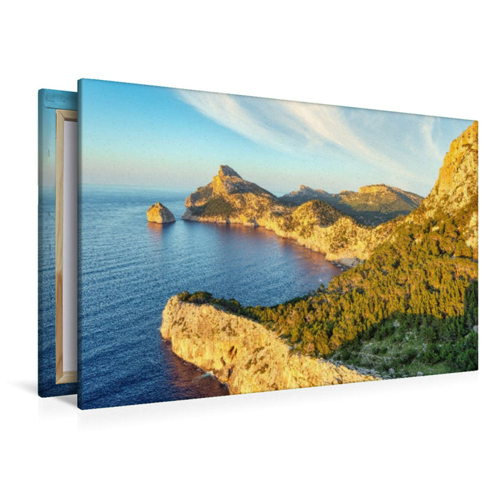 Premium Textil-Leinwand Mirador de Es Colomer auf Mallorca