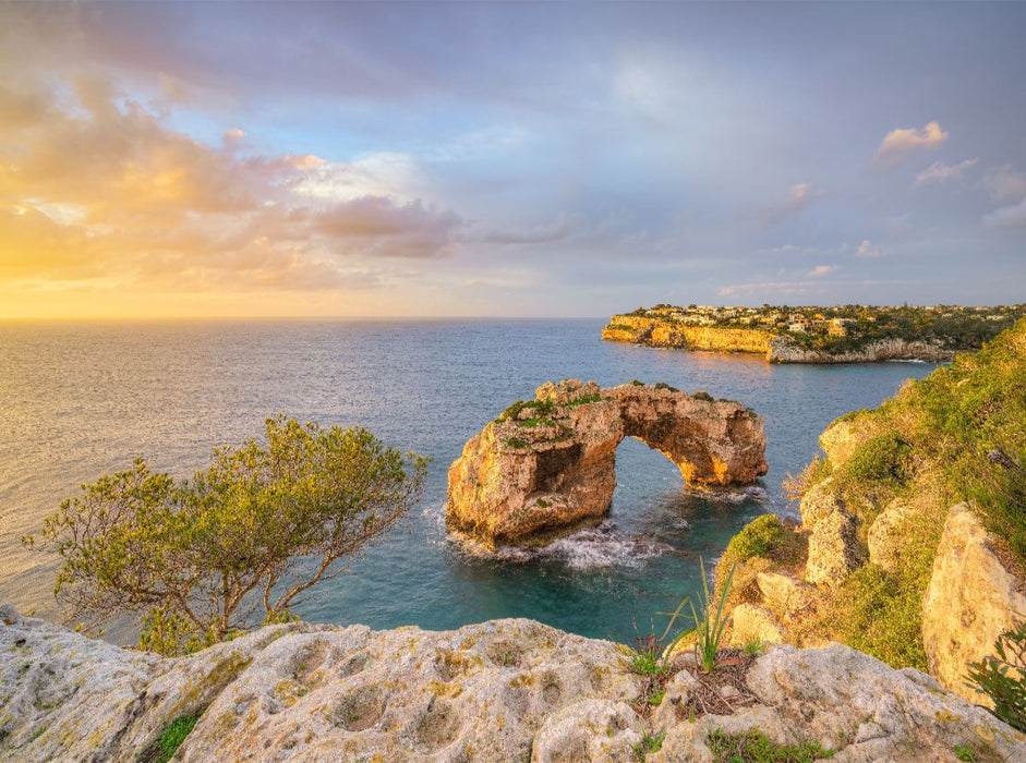 Es Pontàs auf Mallorca im ersten Licht des Tages - CALVENDO Foto-Puzzle'