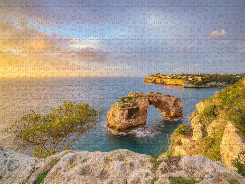 Es Pontàs auf Mallorca im ersten Licht des Tages - CALVENDO Foto-Puzzle'
