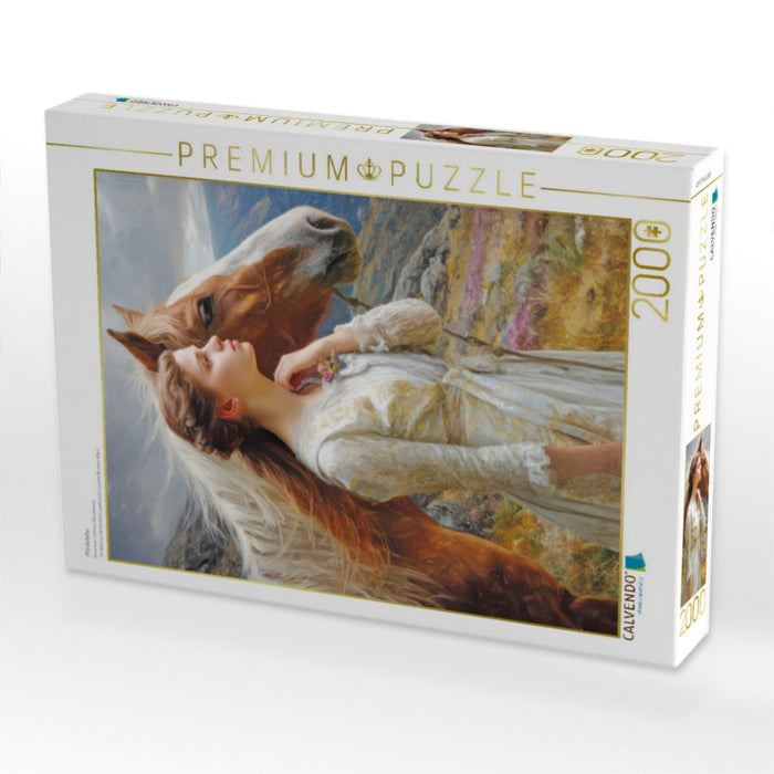 Pferdeliebe - CALVENDO Foto-Puzzle'