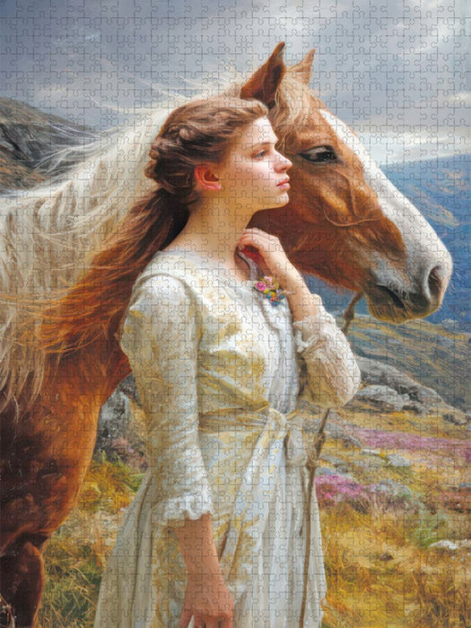 Pferdeliebe - CALVENDO Foto-Puzzle'