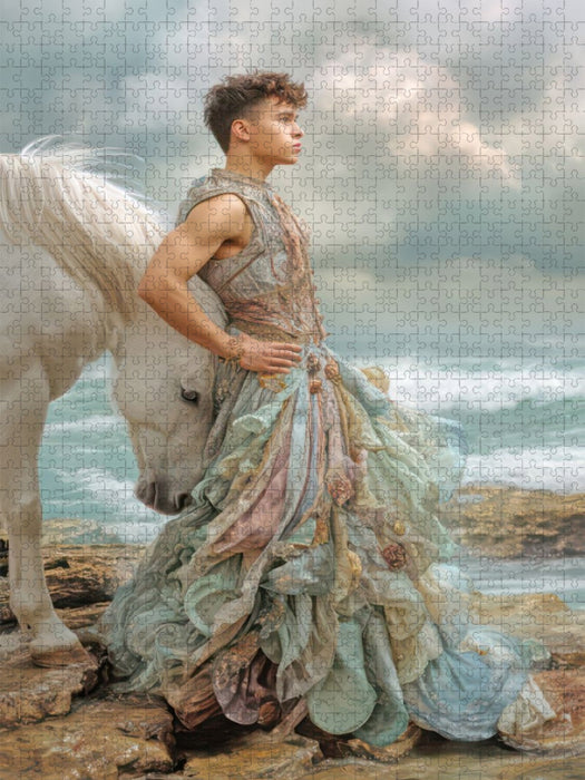 Pferdeliebe - CALVENDO Foto-Puzzle'
