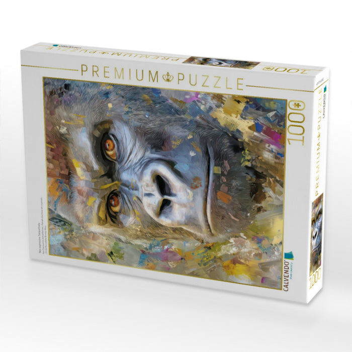 Neo expressive Tierportraits - CALVENDO Foto-Puzzle'