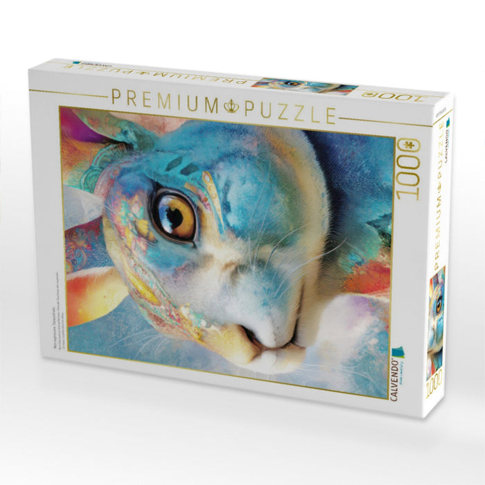 Neo expressive Tierportraits - CALVENDO Foto-Puzzle'
