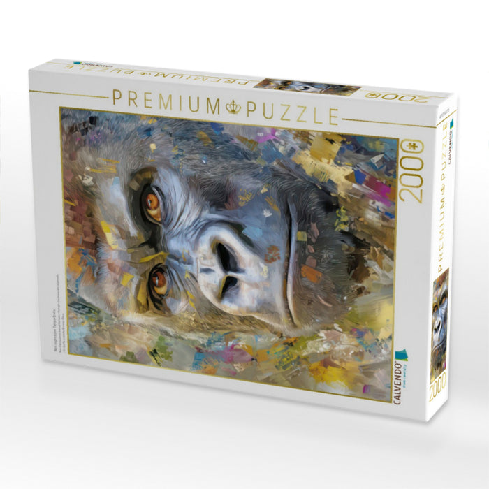 Neo expressive Tierportraits - CALVENDO Foto-Puzzle'