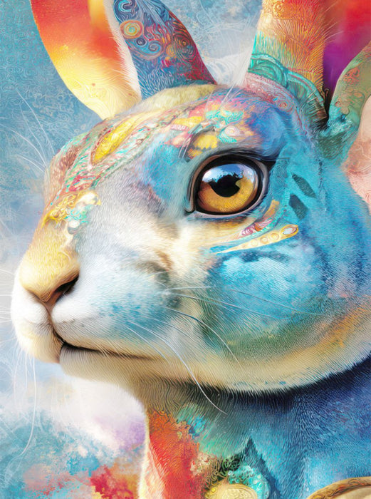 Neo expressive Tierportraits - CALVENDO Foto-Puzzle'