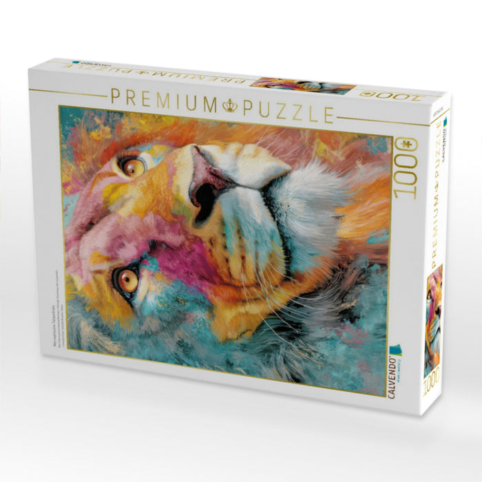Neo expressive Tierportraits - CALVENDO Foto-Puzzle'