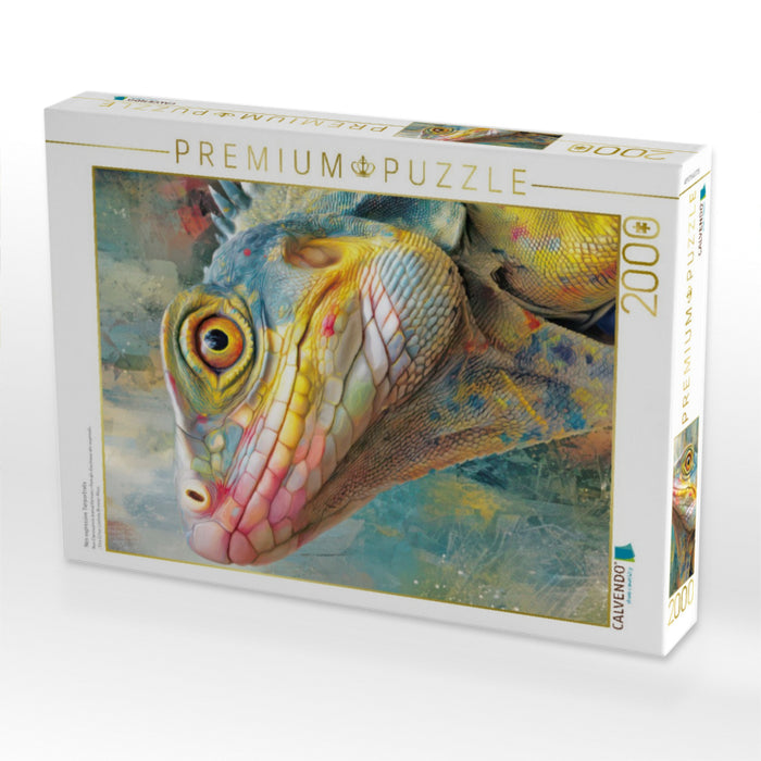 Neo expressive Tierportraits - CALVENDO Foto-Puzzle'