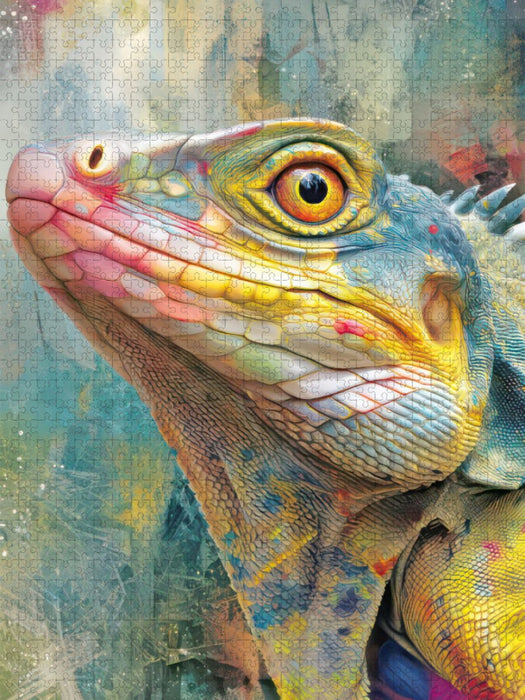 Neo expressive Tierportraits - CALVENDO Foto-Puzzle'
