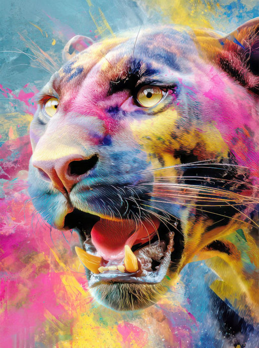 Neo expressive Tierportraits - CALVENDO Foto-Puzzle'