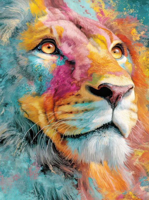 Neo expressive Tierportraits - CALVENDO Foto-Puzzle'