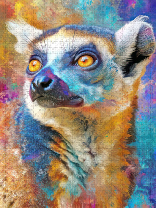 Neo expressive Tierportraits - CALVENDO Foto-Puzzle'