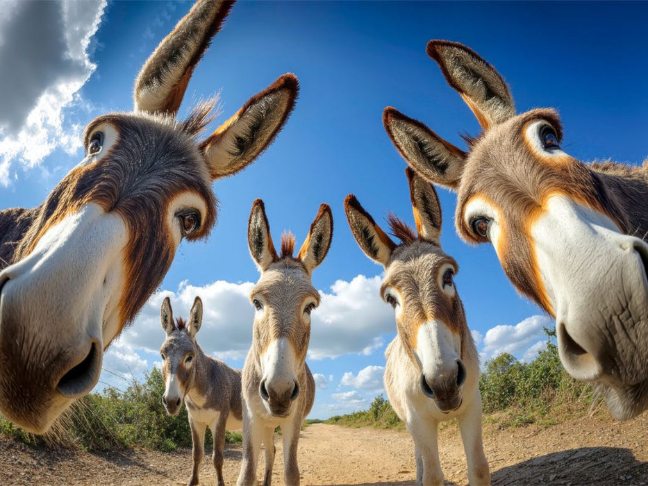 Aufstellen zum Gruppenfoto - CALVENDO Foto-Puzzle'