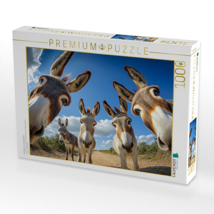 Aufstellen zum Gruppenfoto - CALVENDO Foto-Puzzle'