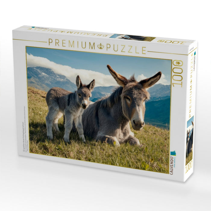 Wir genießen diesen Frühlingstag gemeinsam - CALVENDO Foto-Puzzle'