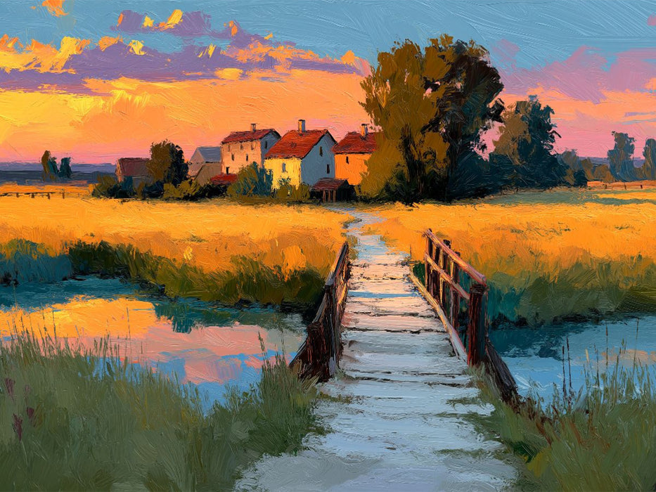 Weg ins goldene Licht - CALVENDO Foto-Puzzle'